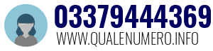 Numero di telefono 03379444369 03379444369