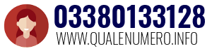 Numero di telefono 03380133128 03380133128