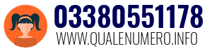 Numero di telefono 03380551178 03380551178