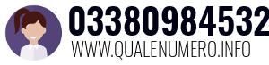 Numero di telefono 03380984532 03380984532