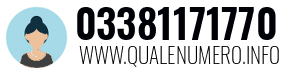 Numero di telefono 03381171770 03381171770