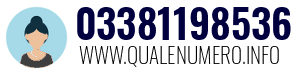 Numero di telefono 03381198536 03381198536