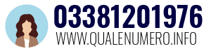 Numero di telefono 03381201976 03381201976