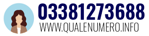Numero di telefono 03381273688 03381273688
