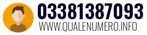 Numero di telefono 03381387093 03381387093