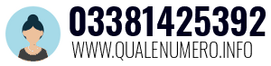 Numero di telefono 03381425392 03381425392