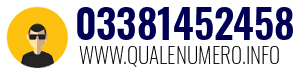 Numero di telefono 03381452458 03381452458