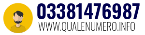Numero di telefono 03381476987 03381476987
