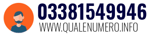 Numero di telefono 03381549946 03381549946