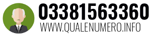 Numero di telefono 03381563360 03381563360