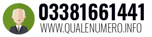Numero di telefono 03381661441 03381661441
