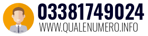 Numero di telefono 03381749024 03381749024
