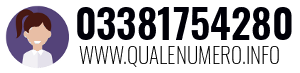 Numero di telefono 03381754280 03381754280