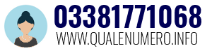 Numero di telefono 03381771068 03381771068