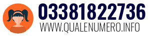 Numero di telefono 03381822736 03381822736