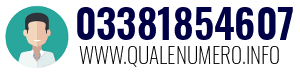 Numero di telefono 03381854607 03381854607