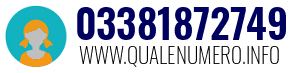 Numero di telefono 03381872749 03381872749