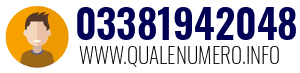 Numero di telefono 03381942048 03381942048
