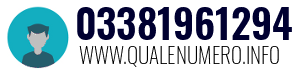 Numero di telefono 03381961294 03381961294