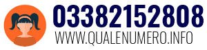 Numero di telefono 03382152808 03382152808