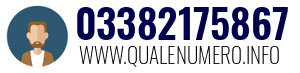 Numero di telefono 03382175867 03382175867
