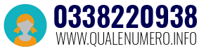 Numero di telefono 0338220938 0338220938