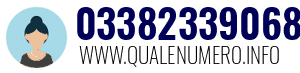 Numero di telefono 03382339068 03382339068