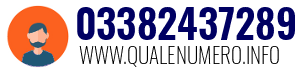 Numero di telefono 03382437289 03382437289