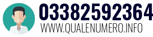 Numero di telefono 03382592364 03382592364