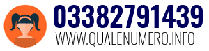Numero di telefono 03382791439 03382791439