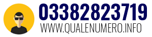 Numero di telefono 03382823719 03382823719