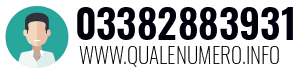 Numero di telefono 03382883931 03382883931