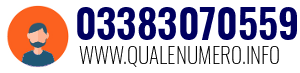 Numero di telefono 03383070559 03383070559