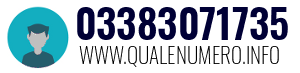 Numero di telefono 03383071735 03383071735