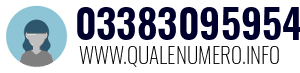 Numero di telefono 03383095954 03383095954