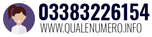 Numero di telefono 03383226154 03383226154