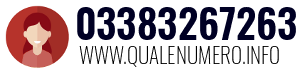 Numero di telefono 03383267263 03383267263