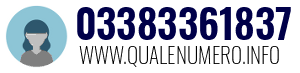 Numero di telefono 03383361837 03383361837