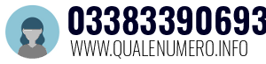 Numero di telefono 03383390693 03383390693