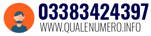 Numero di telefono 03383424397 03383424397