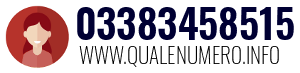 Numero di telefono 03383458515 03383458515