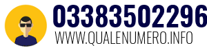 Numero di telefono 03383502296 03383502296