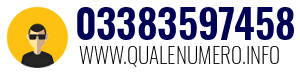 Numero di telefono 03383597458 03383597458