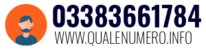 Numero di telefono 03383661784 03383661784
