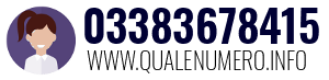 Numero di telefono 03383678415 03383678415