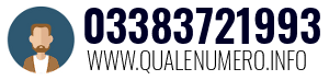Numero di telefono 03383721993 03383721993