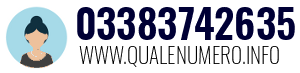 Numero di telefono 03383742635 03383742635