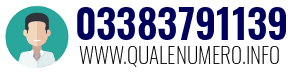 Numero di telefono 03383791139 03383791139