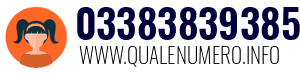 Numero di telefono 03383839385 03383839385