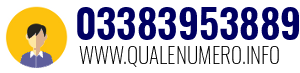 Numero di telefono 03383953889 03383953889